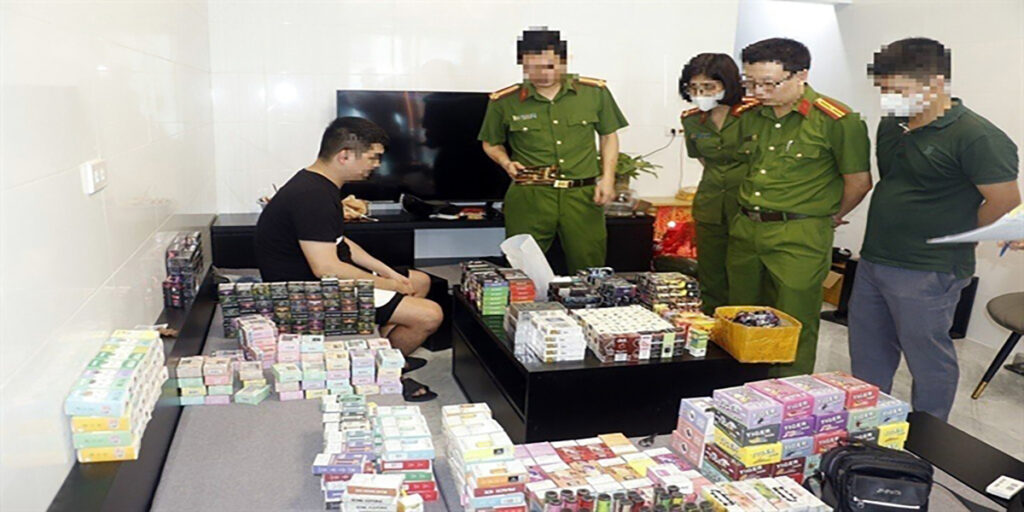 Crackdown on Illegal E-Cigarette Market in Cẩm Giàng County, Vietnam
