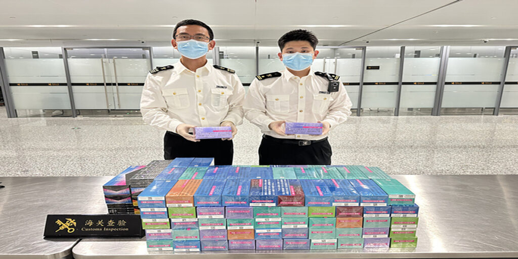 Hangzhou Customs Foils E-cigarette Smuggle