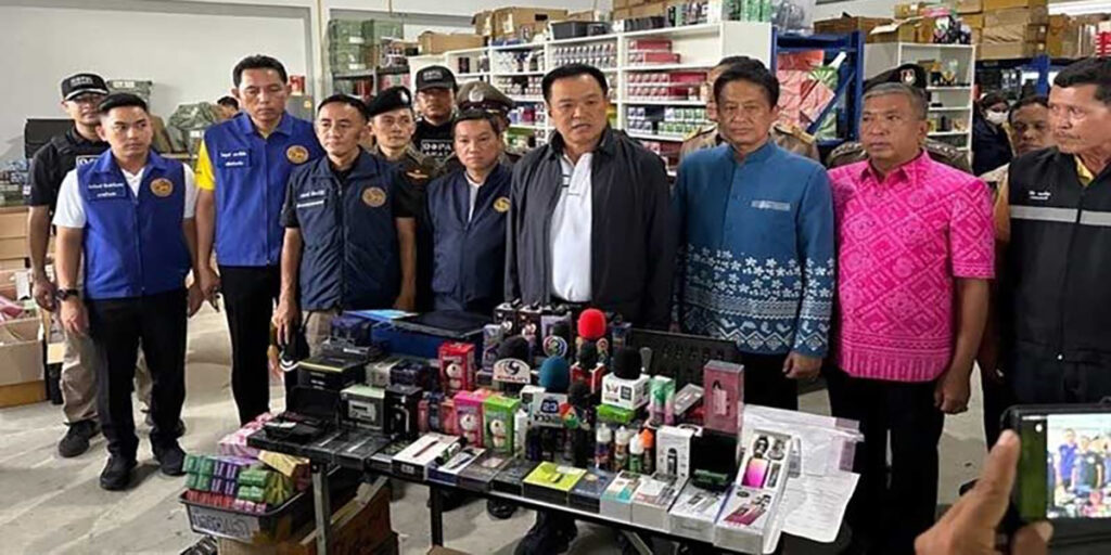 Thai Authorities Seize $2.72 Million Worth of Illegal E-Cigarettes